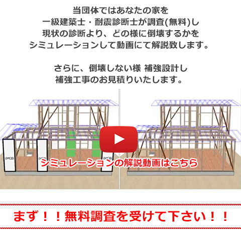 耐震改修の効果についての動画